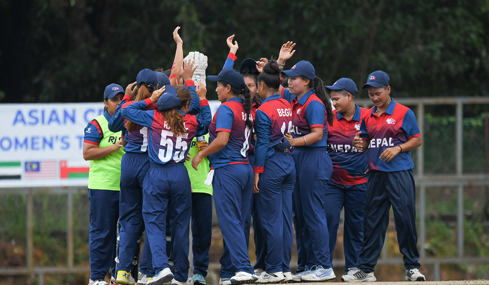 Nepal make it to semifinals of ACC Women's T20 by defeating Bahrain by eight wickets