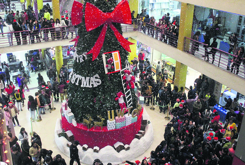 Christmas celebrated in Nepal