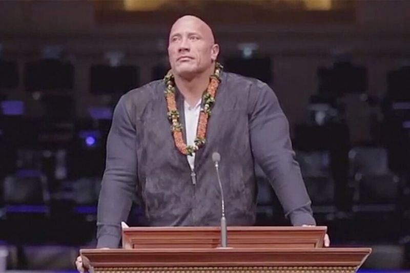 Dwayne shares emotional eulogy he delivered at his father's funeral