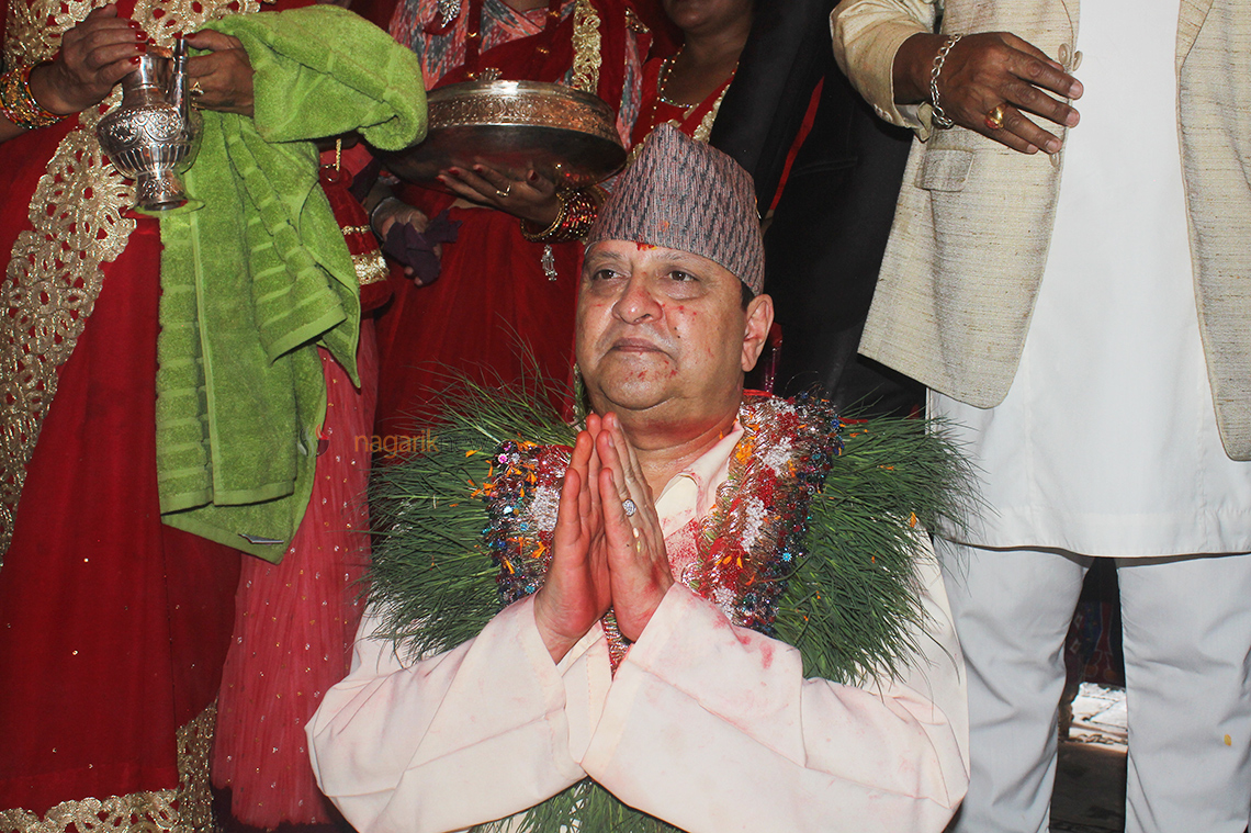 In Capacity Of A King Gyanendra Offers Sword At Pachali Bhairav Temple Photo Video