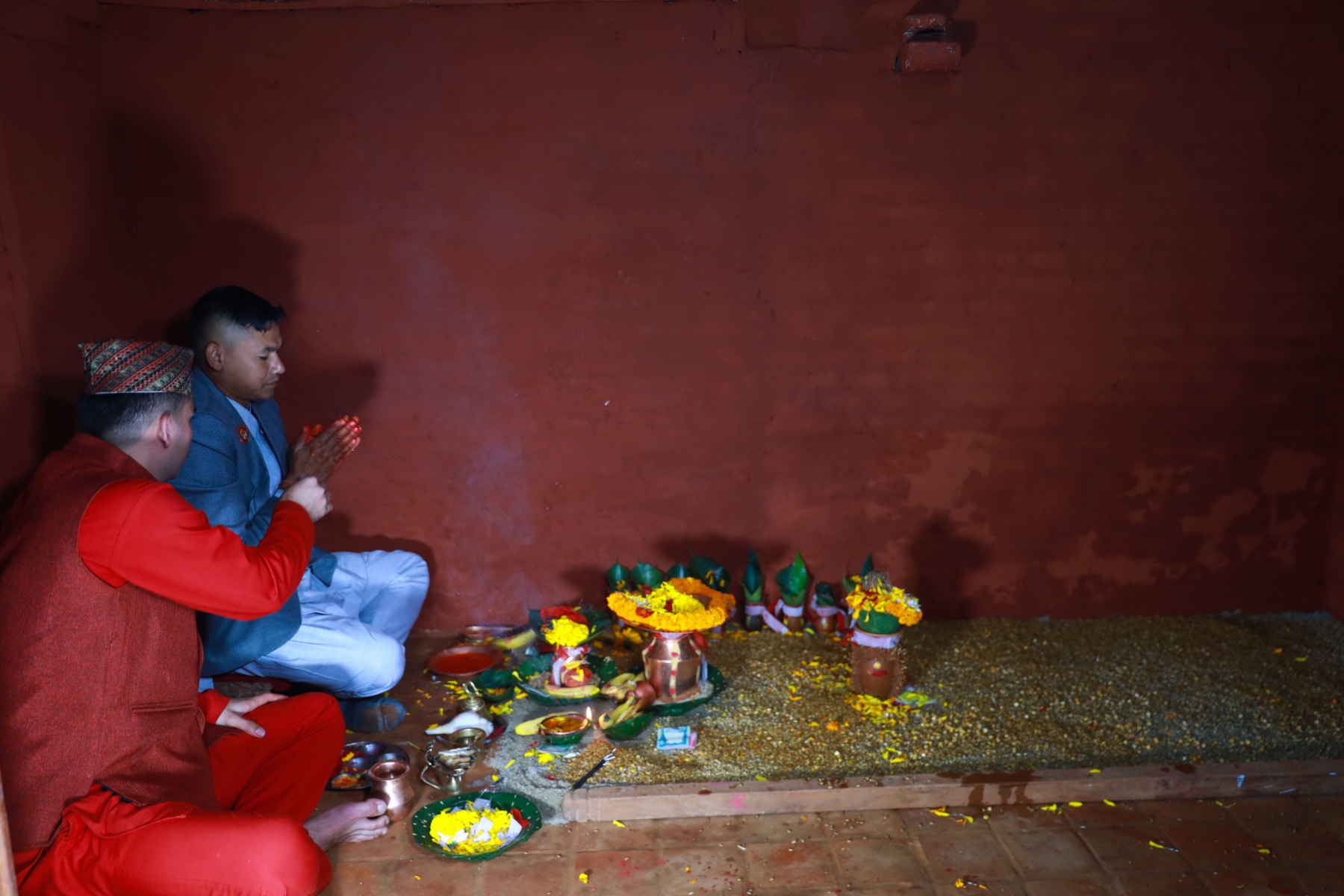 Jamara placed in Hanuman Dhoka Dashain Ghar (With Pictures ...